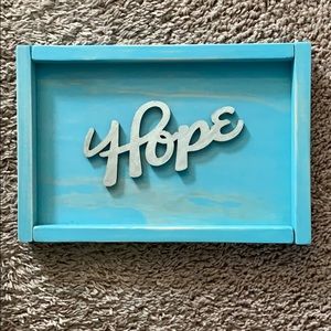 Hope Wooden Sign